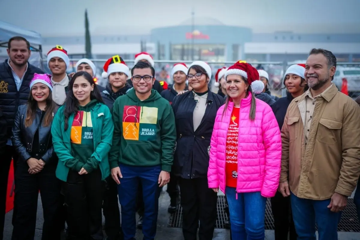 Municipio de Juárez junto con secretarías estatales celebran la Navidad con Brilla Juárez