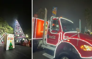 Guadalupe celebra la Navidad con un encendido espectacular del pino y mágico desfile