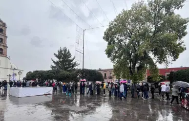 Ni la lluvia detuvo a miles de duranguenses para participar en el Presupuesto Participativo 2025