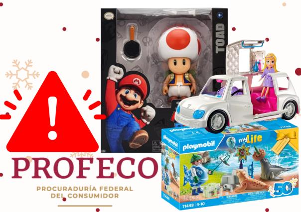 Navidad 2024: Profeco detecta peligros en juguetes con pintura y acabados defectuosos