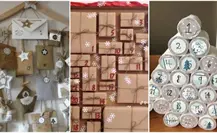 DIY Navideño: Crea tu propio calendario de Adviento con materiales reciclados