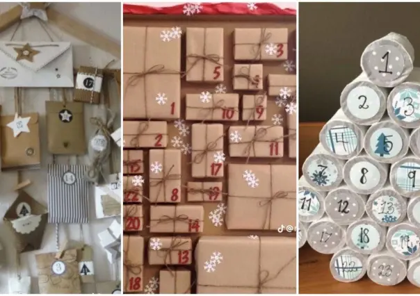 DIY Navideño: Crea tu propio calendario de Adviento con materiales reciclados