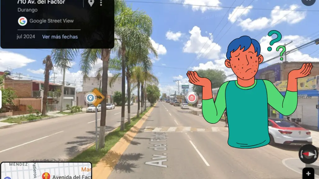 Este es el bulevar de Durango al que ni Google Maps le llama por su nombre