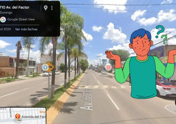 Este es el bulevar de Durango al que ni Google Maps le llama por su nombre