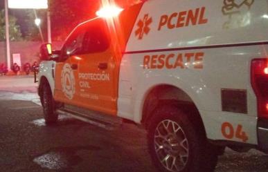 Volcadura en García deja saldo fatal con 1 muerto y 3 mujeres heridas