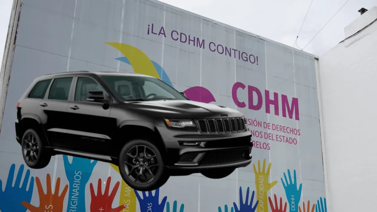 Adquirió Comisión de DDHH Morelos lujosa camioneta de más de un millón 600 mil pesos. Foto: CDHM | Captura de pantalla.