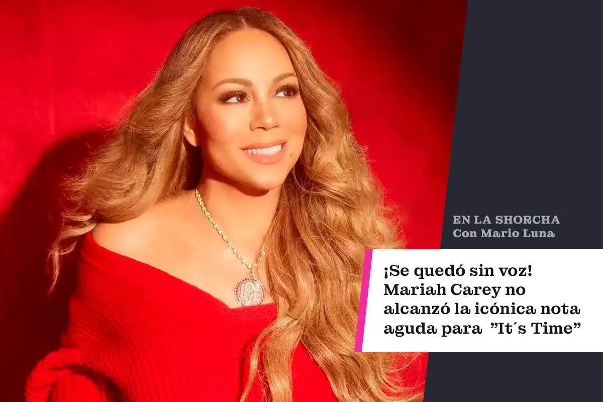 Mariah Carey falla la nota de su icónica canción navideña al cantar: “It’s Time”. / FOTO: IG MARIAH CAREY / Canda / POSTA