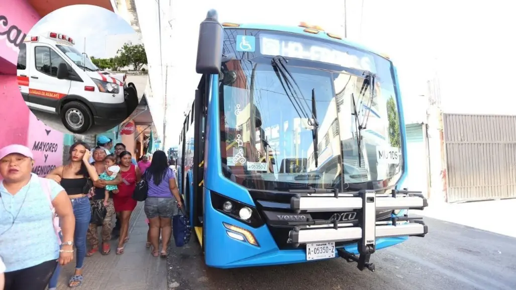 Va y Ven atropella a peatón al intentar cruzar una avenida de Mérida