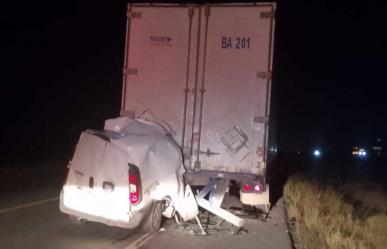 Accidente en la carretera Monterrey-Nuevo Laredo deja una persona fallecida