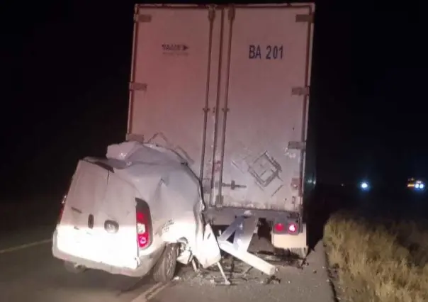 Accidente en la carretera Monterrey-Nuevo Laredo deja una persona fallecida