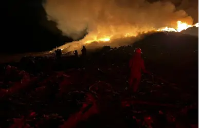 Incendio en basurero de Migriño: advierten sobre riesgos por humo tóxico