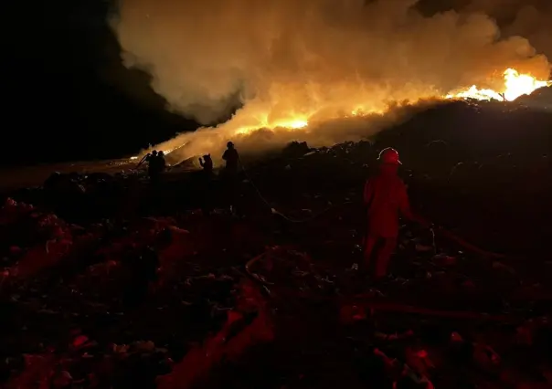 Incendio en basurero de Migriño: advierten sobre riesgos por humo tóxico