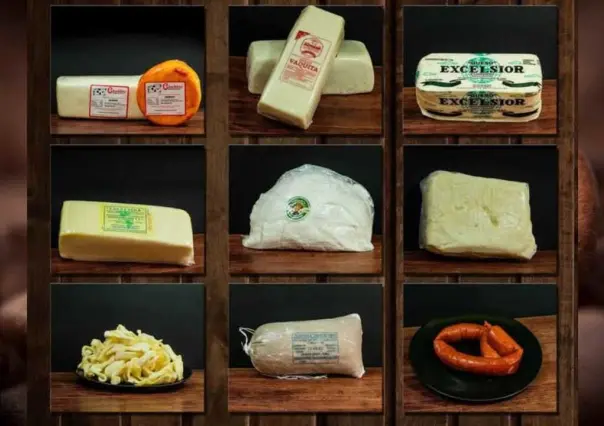 Aquí venden queso, salchichón y pan menonita, en la ciudad de Durango