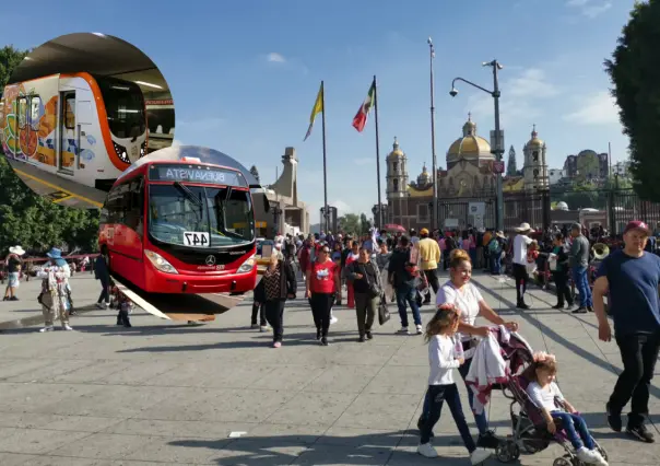 ¿Irás a la Basílica? Estas son las rutas de transporte para el Día de la Virgen de Guadalupe