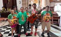 Fervor religioso en Mérida: antorchistas le cantan a la Virgen de Guadalupe Fervor religioso en Mérida: antorchistas le cantan a la Virgen de Guadalupe
