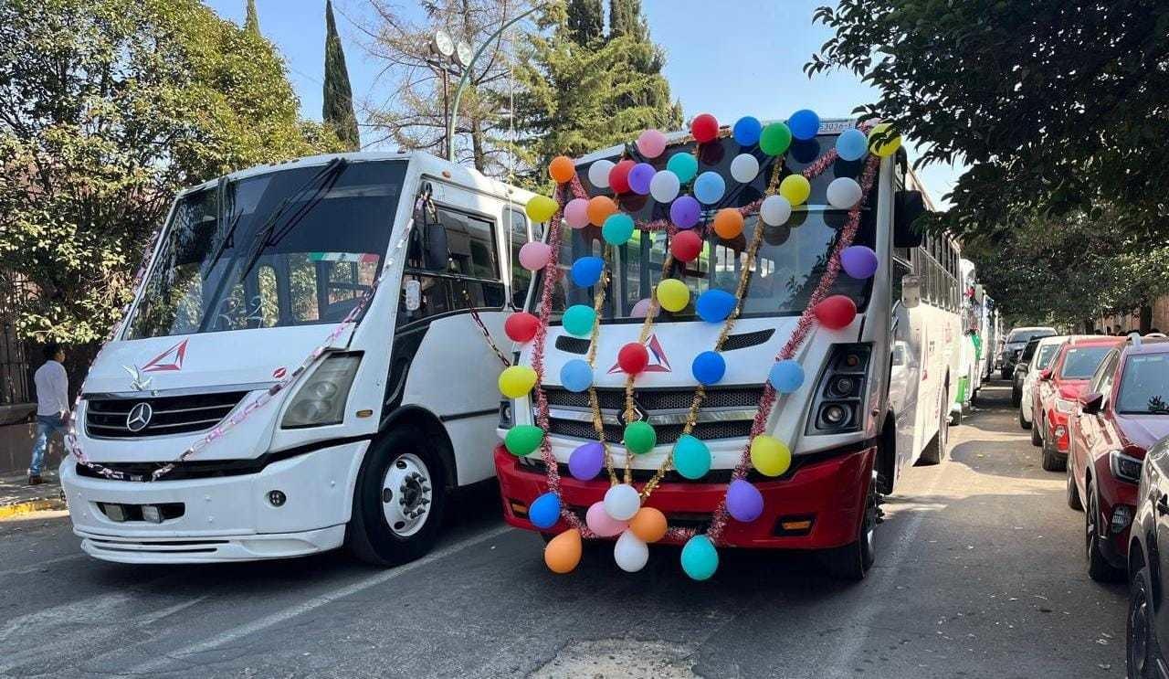 Guadalupana es festejada por choferes del Valle de Toluca. Foto: POSTA