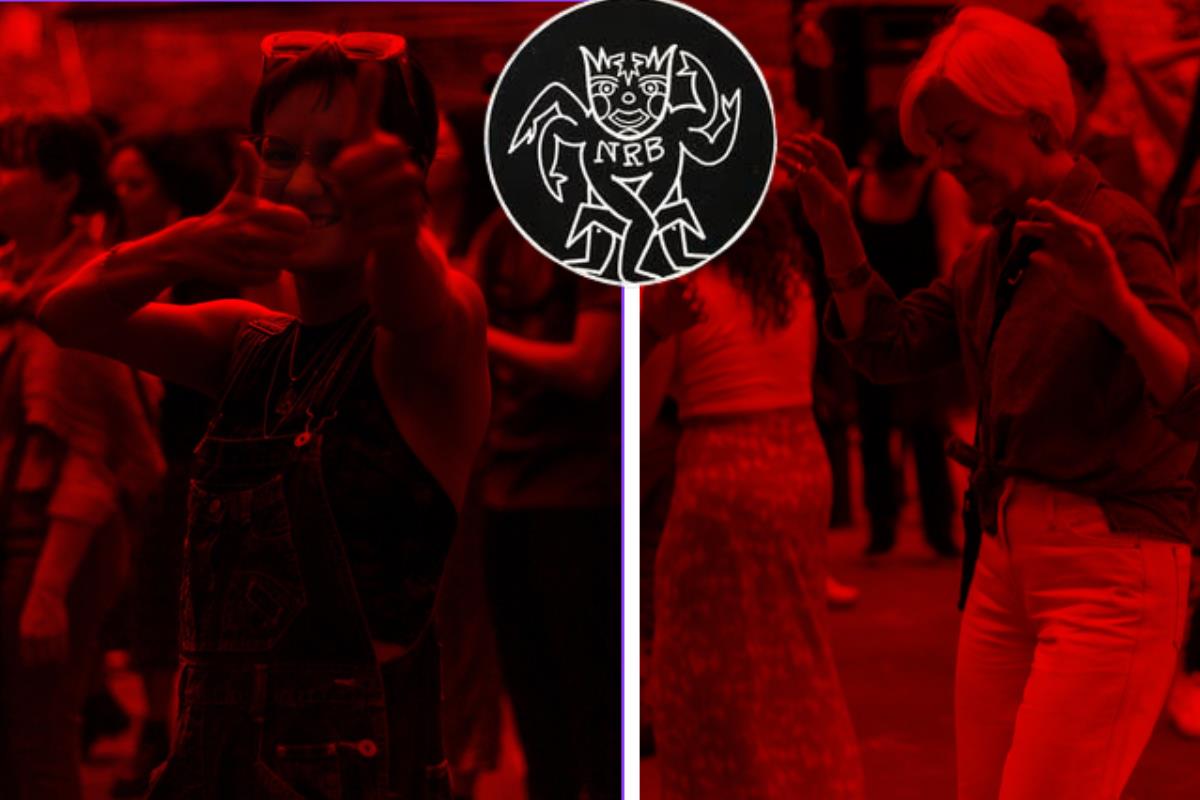 Personas bailando, Logo Nueva Red de Bailadores Foto: Instagram @nuevareddebailadores