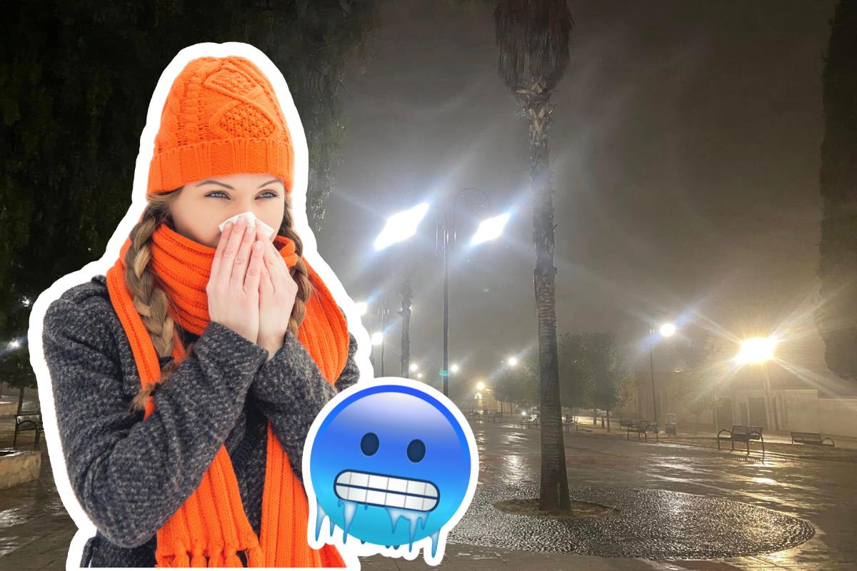 Mujer abrigada en medio de una ciudad con bajas temperaturas / Fotos: Lalo Sanchez | Canva