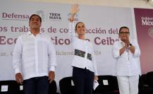 Claudia Sheinbaum destaca el Tren Maya y el Parque La Ceiba como símbolos de la 4T