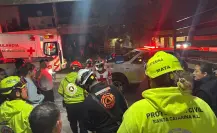 Trabajador recibe descarga eléctrica en Santa Catarina