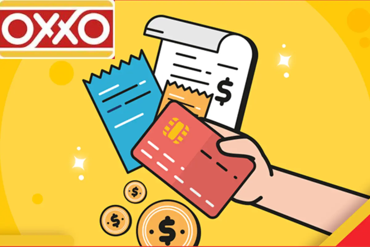 Logo de Oxxo y animaciones sobre pagos Foto: https://www.oxxo.com