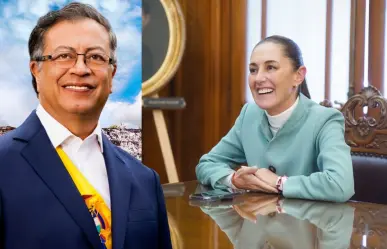 Gustavo Petro, presidente de Colombia, llega a México para reunión con Claudia Sheinbaum