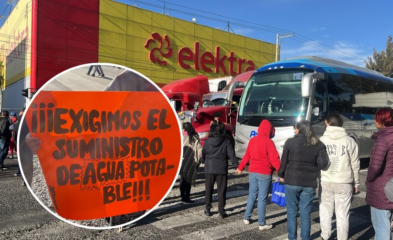 Vecinos del municipio de Tlalnepantla aseguran que no tienen servicio de agua durante semanas. Imagen: POSTA