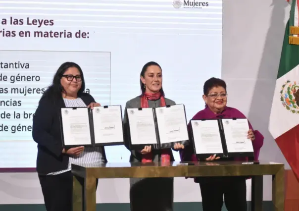 Claudia Sheinbaum firma leyes secundarias para la igualdad sustantiva y protección de las mujeres
