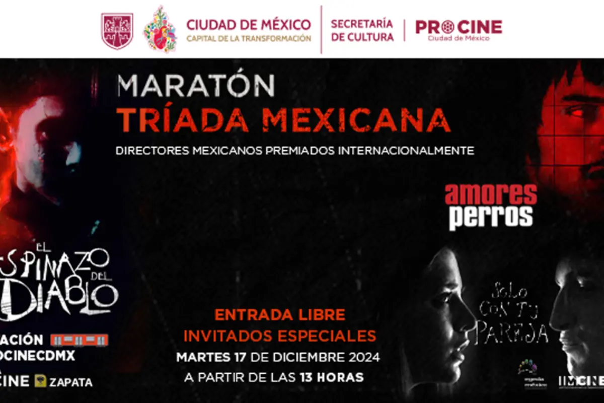 Cartel promocional de PROCINECDMX Foto: x/@procine_oficial