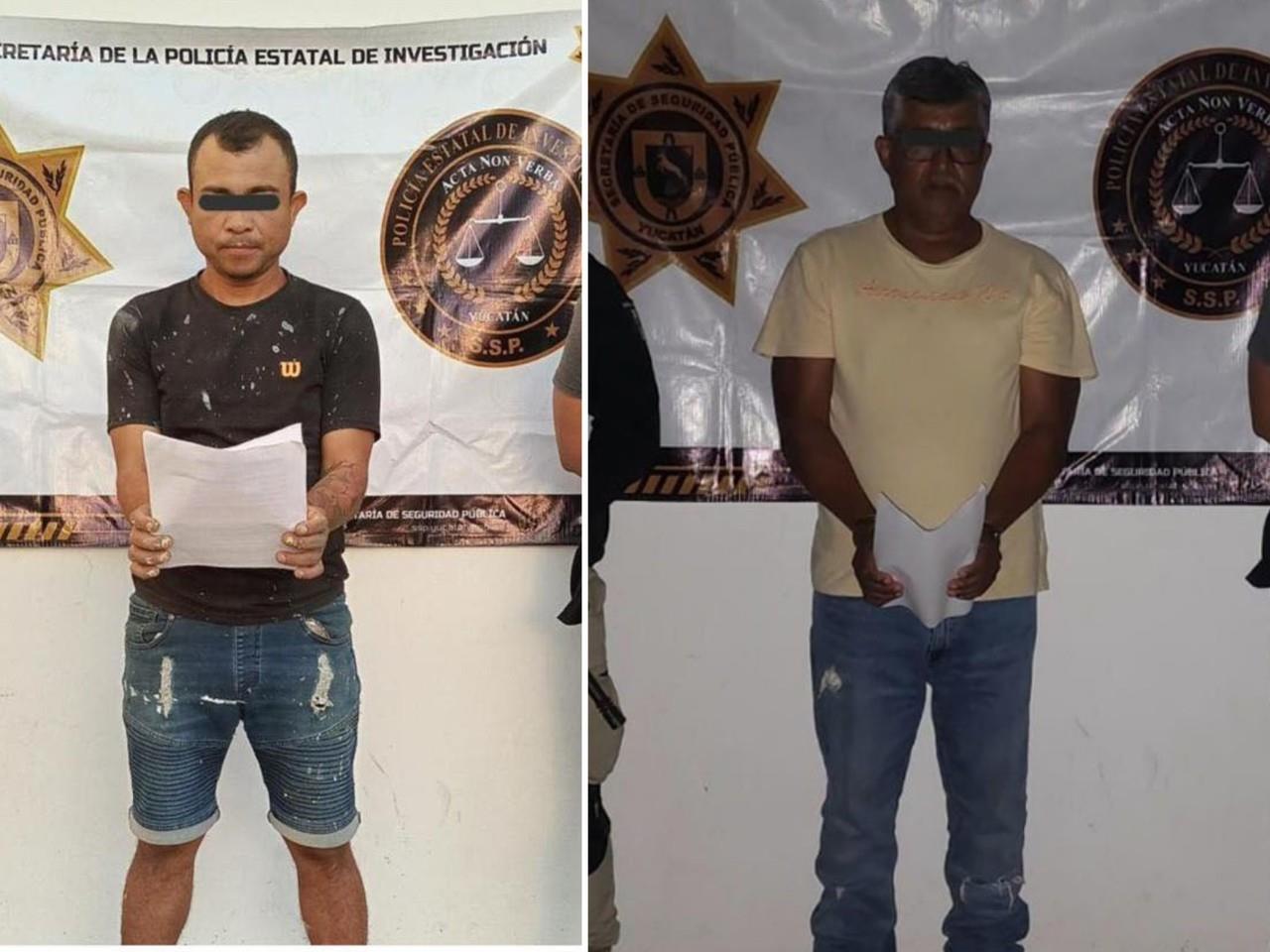 La SSP informó sobre la detención de dos sujetos por distintos delitos ocurridos en Mérida.- Fuente SSP