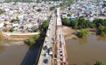 Así luce el nuevo puente que estrenará la ciudad de Villahermosa, Tabasco