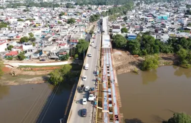 Así luce el nuevo puente que estrenará la ciudad de Villahermosa, Tabasco