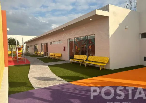 Samuel García inaugura centro de atención infantil en Salinas Victoria