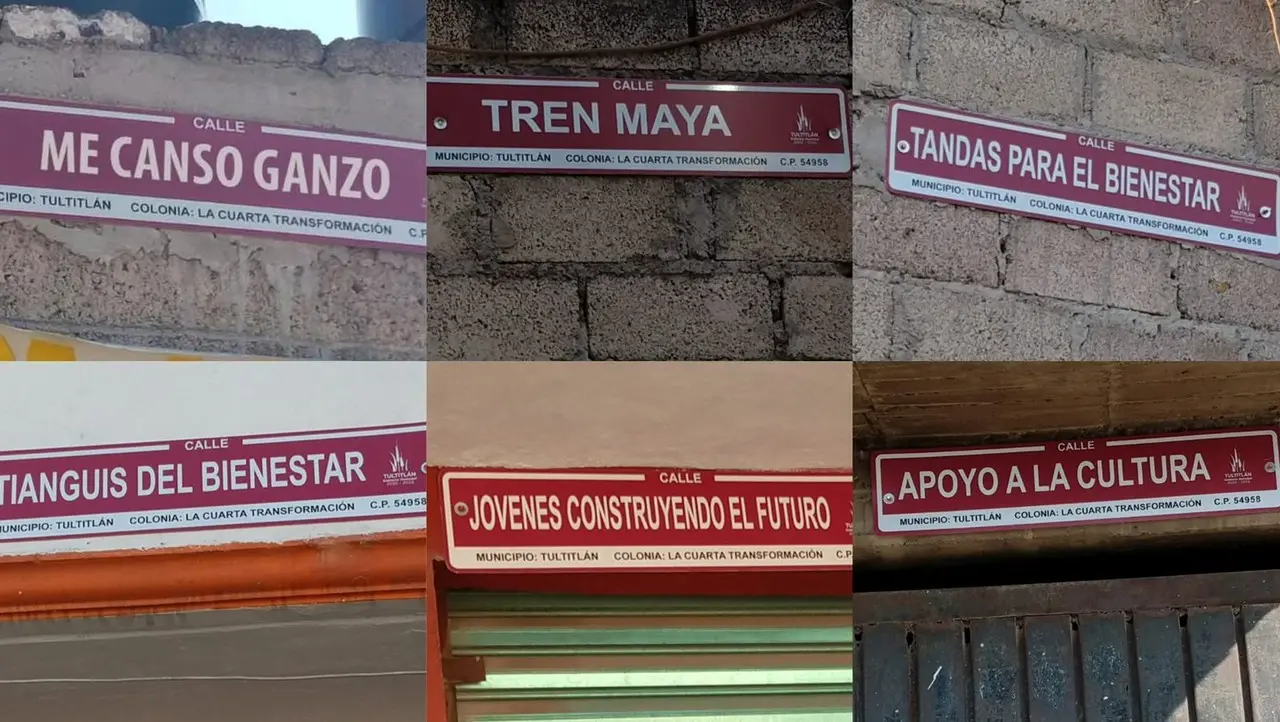 La Cuarta Transformación: Renombran colonia en Tultitlán y vecinos se oponen. Foto: POSTA