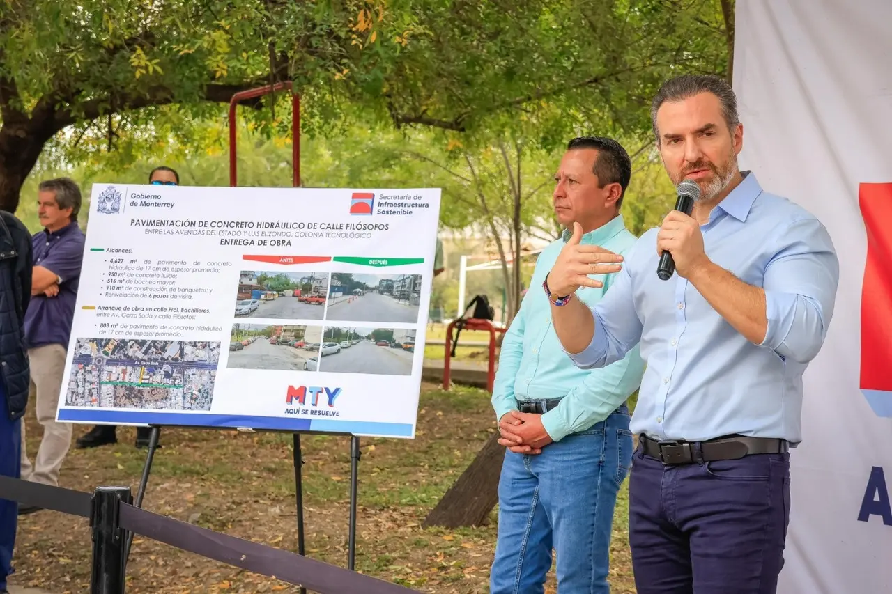 Se instalaron 4 mil 627 metros cuadrados de pavimento de concreto hidráulico de 17 centímetros de espesor. Foto: Armando Galicia.