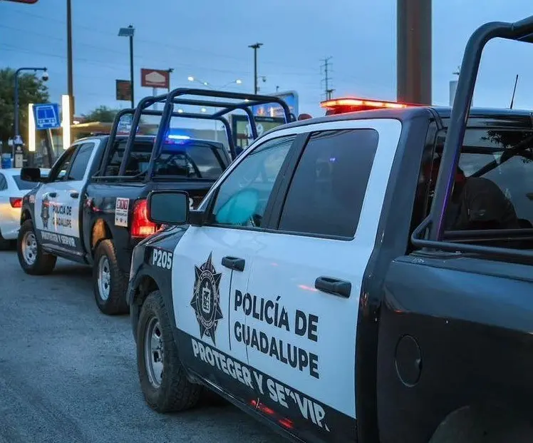 Policías de Guadalupe en la zona de Tepetongo y Atolinga. Foto: Policía de Guadalupe.