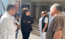 Trabajadores del sector salud exigen pagos pendientes en el Hospital Salvatierra