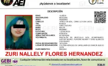 Solicitan colaboración para localizar a Zuri Nallely Flores Hernández