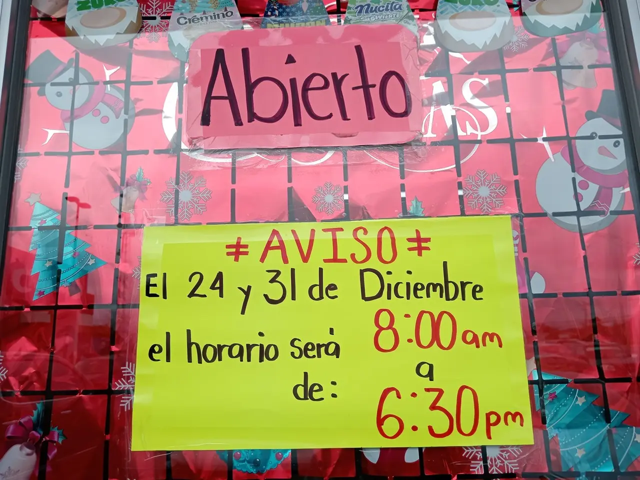 Horario tiendas GranD. Foto: Redes Sociales
