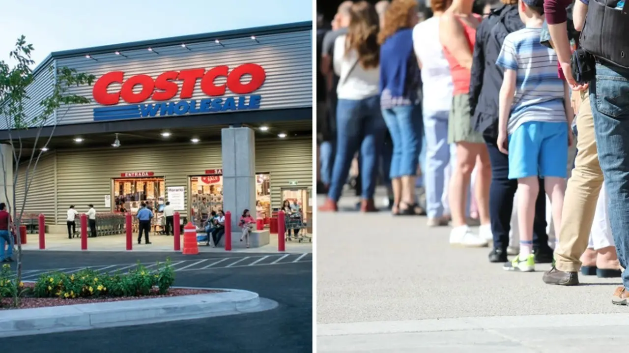 Caos en Costco Monterrey: filas largas y productos agotados. Foto: Costco México / Canva.