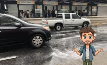 ¿Lluvia espumosa? Estas son las razones por las que se ve así en CDMX