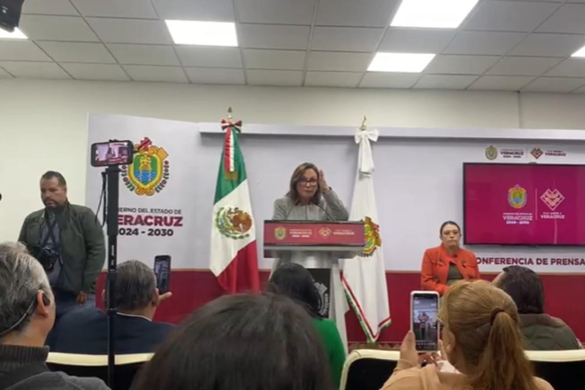 Rocío Nahle en conferencia de prensa Foto: Rosalinda Morales