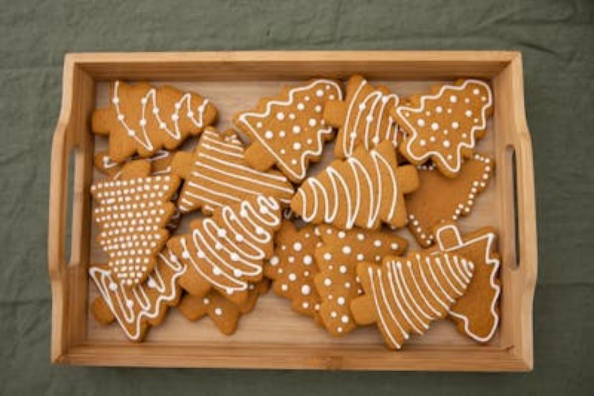 Galletas en forma de árbol de Navidad Foto: Pexels