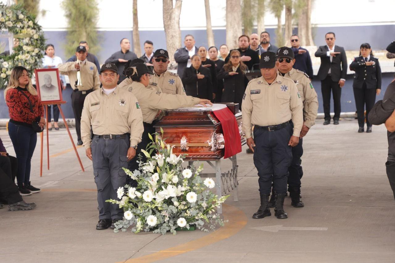 Tecámac rinde homenaje a Marcos Castillo Santiago, guardia civil caído en servicio. Foto: Gc TECÁMAC