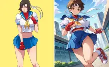 Kasugano Sakura de Street Fighter: así luce en la vida real según la inteligencia artificial