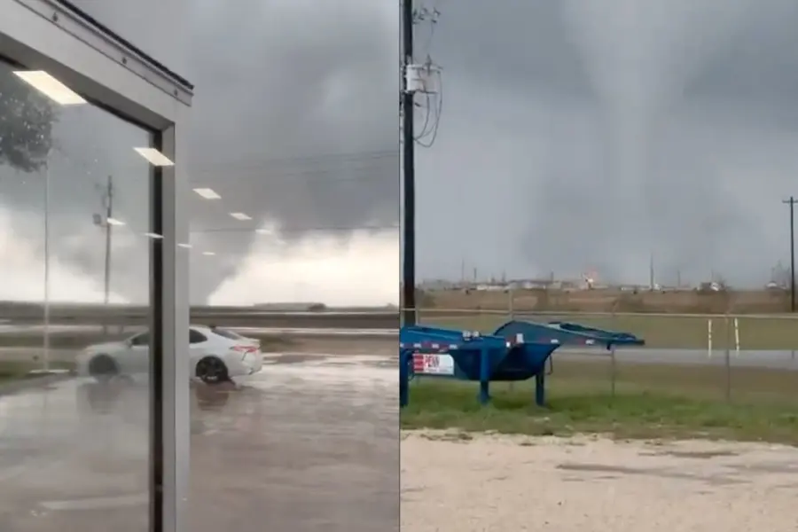 Texas en alerta por tornados y fuertes tormentas; se paralizan vuelos