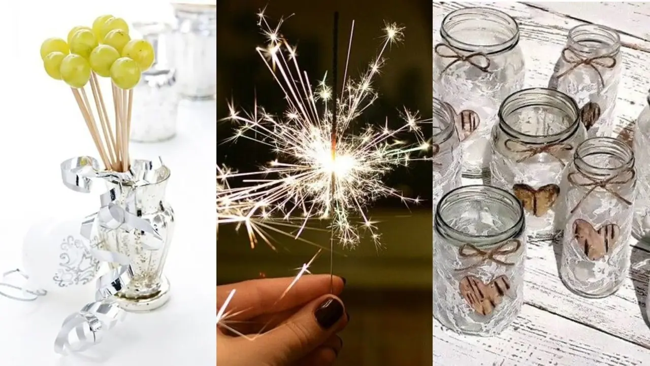 DIY Año Nuevo: 4 creaciones para adornar y recibir al 2025. Foto: Pinterest/Ekaterina/EtsyUK