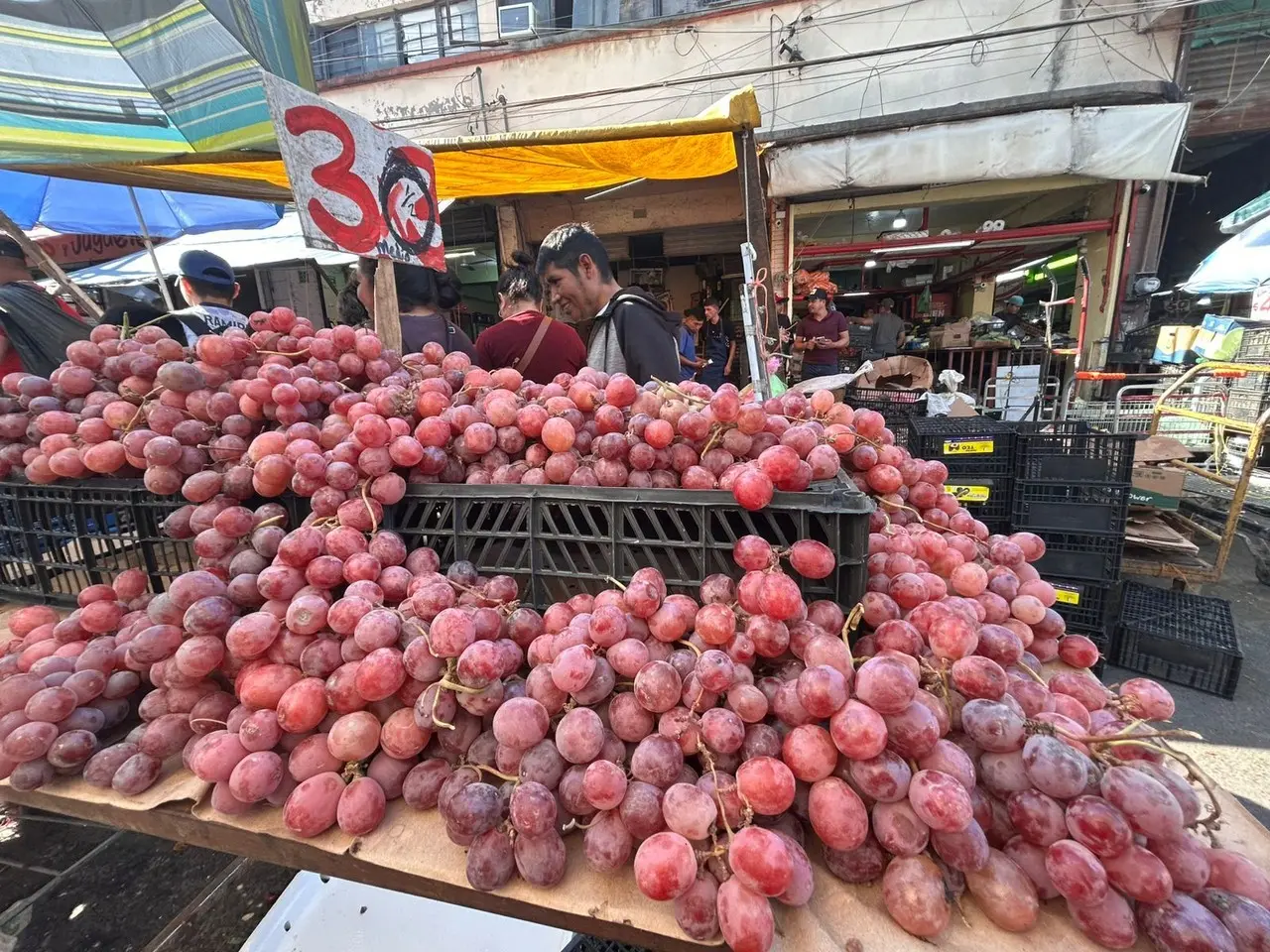 Uvas en el Mesón Estrella. Foto: Rosy Sandoval