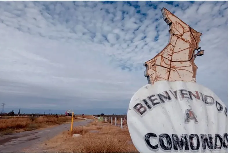 Aquí, en Santa Rita, comienza el segundo tramo en línea recta más largo del mundo. Foto: Noé Peralta Delgado.