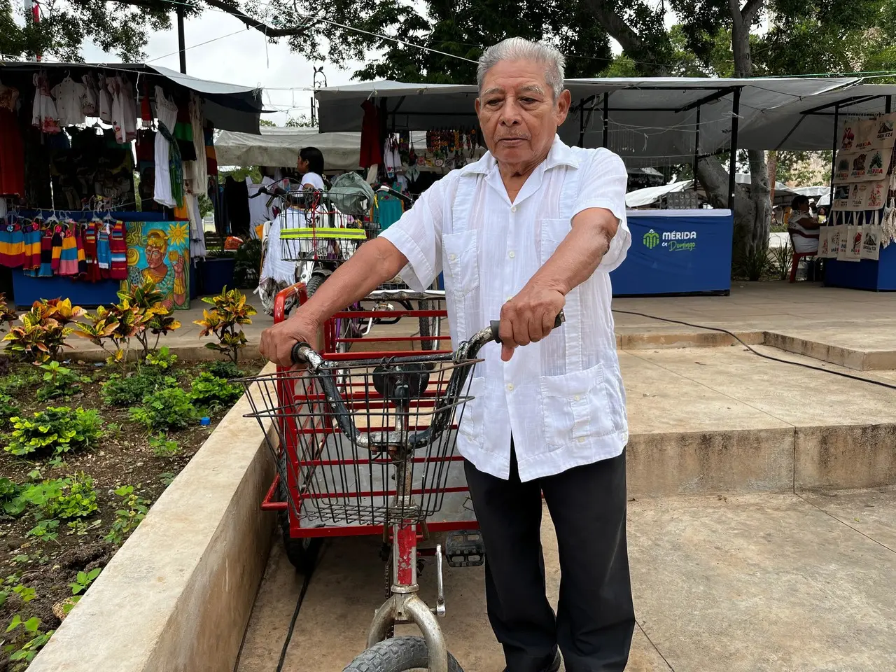 ¿Cómo surgió la idea de modificar la bicicleta?. Foto: Irving Gil